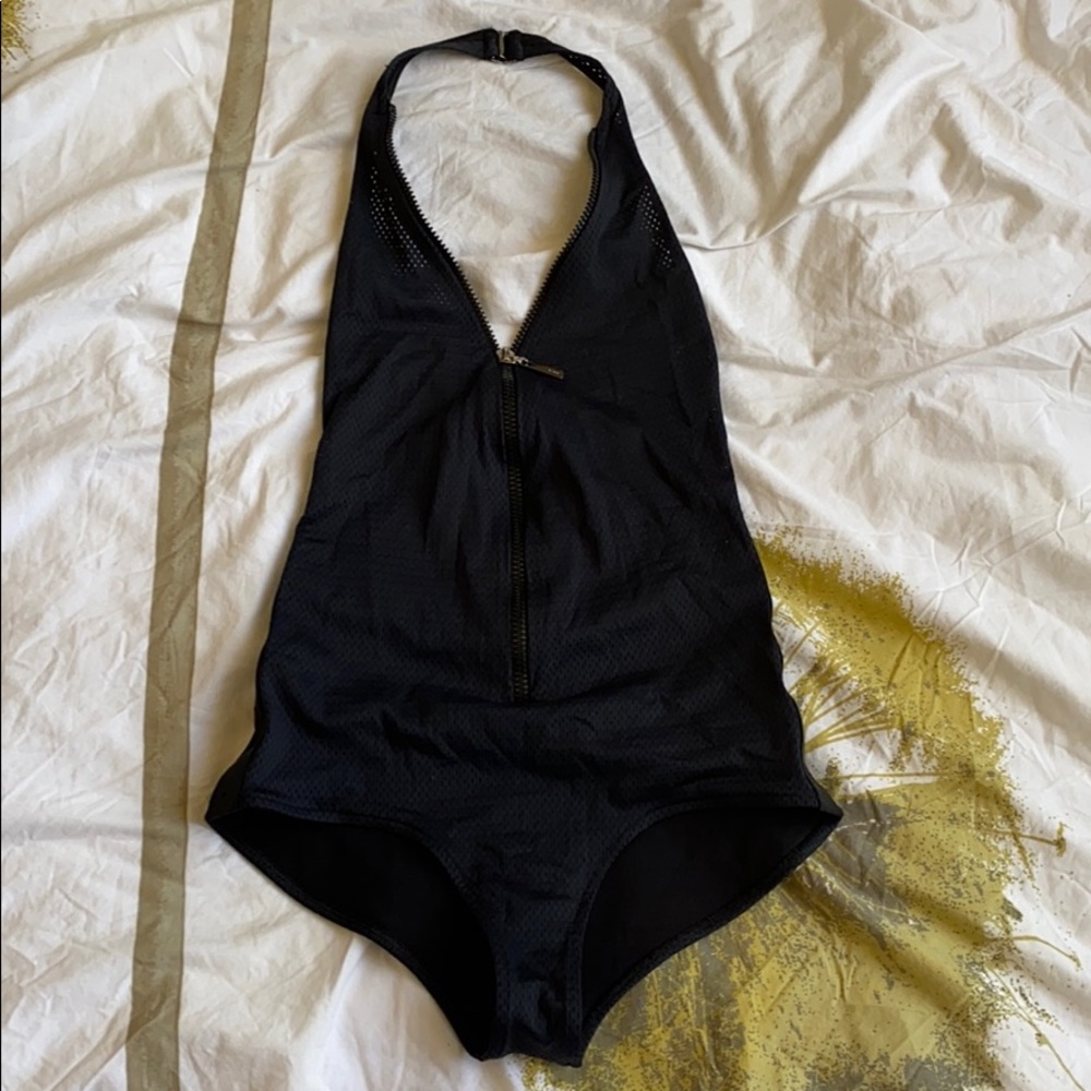 Gucci one piece mesh swimsuit size small